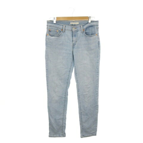 [중고] 리바이스 Levi's BORROWED FROM THE BOYS 보이즈 데님 팬츠 청바지 테이퍼드 27 블루 라이트 블루 / AH25 ■ ECD003 여성 [벡터 헌옷] 260409