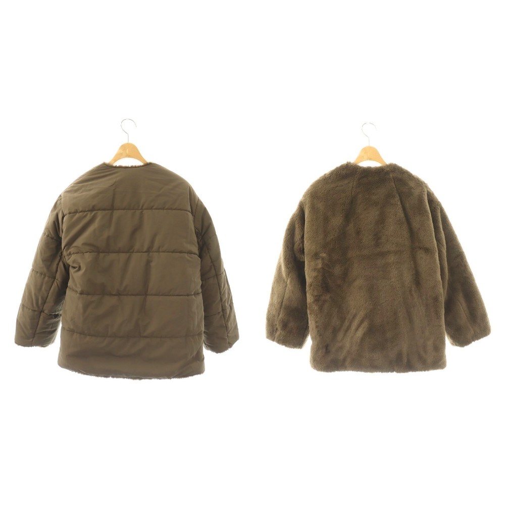 【中古】ミラオーウェン Mila Owen リバーシブルエコファージャケット 0 茶 /SY ■OS レディース 【ベクトル 古着】 260413 vectorpremium-19012661 ブランド古着ベクトルプレミアム店 サンプル画像2