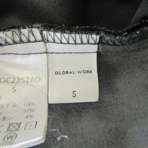【中古】グローバルワーク GLOBAL WORK パンツ S チャコール グレー プリーツ クロップド丈 /CK51 ■GY49 レディース 【ベクトル 古着】 260413 vectorpremium-19014631 ブランド古着ベクトルプレミアム店 サンプル画像3