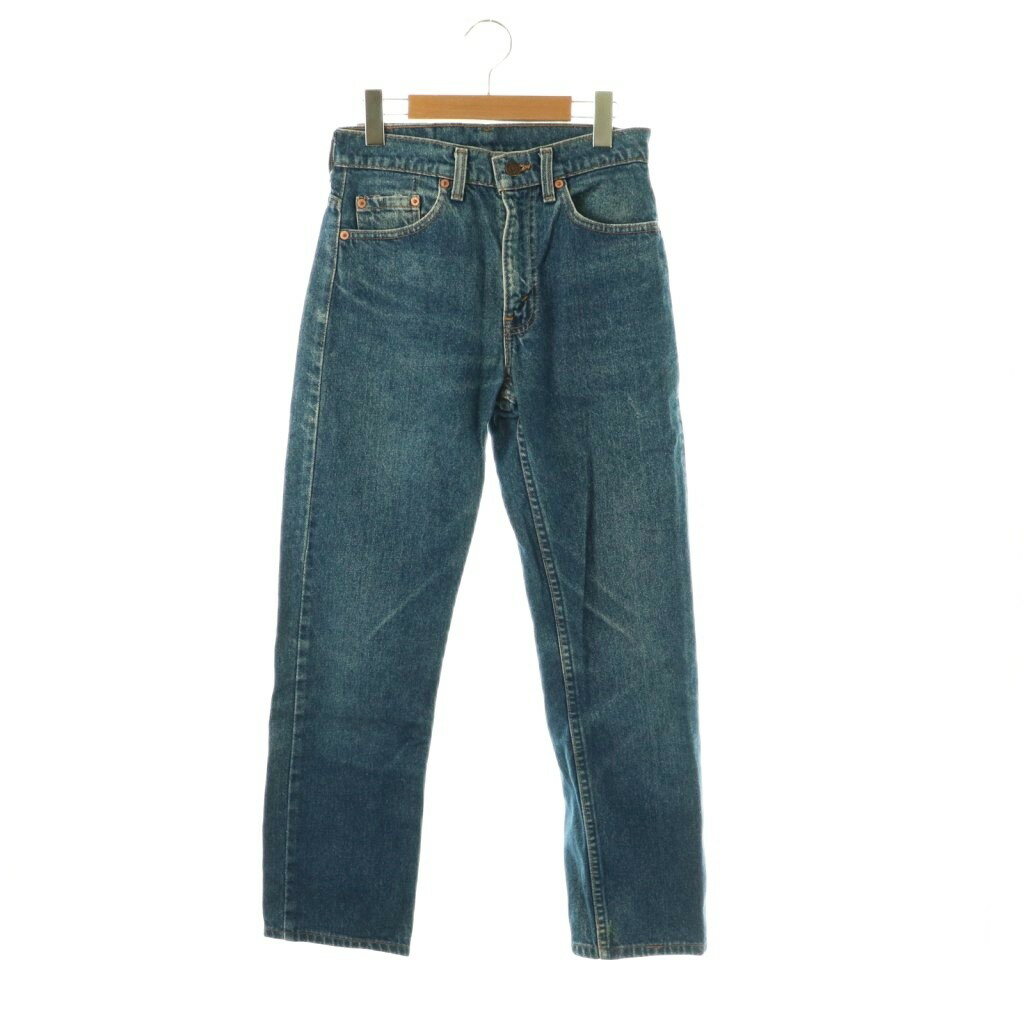 [Used] Levi's Denim Jeans, Zipper Fly, Straight Leg, W28 L34, Indigo Blue /DO ■ECA004 Women's [Vector Used Clothing] 260421