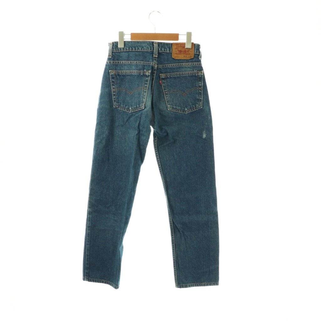 【中古】リーバイス Levi's デニムパンツ ジーンズ ジッパーフライ ストレート W28 L34 インディゴブルー /DO ■ECA004 レディース 【ベクトル 古着】 260421 vectorpremium-19045832 ブランド古着ベクトルプレミアム店 サンプル画像2