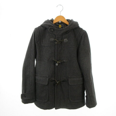 【中古】ビームス BEAMS Wear ダッフルコート M 黒 ブラック フーディ トグルボタン 11-19-0104-277 /MN1 ■ECD001 メンズ 【ベクトル 古着】 260423