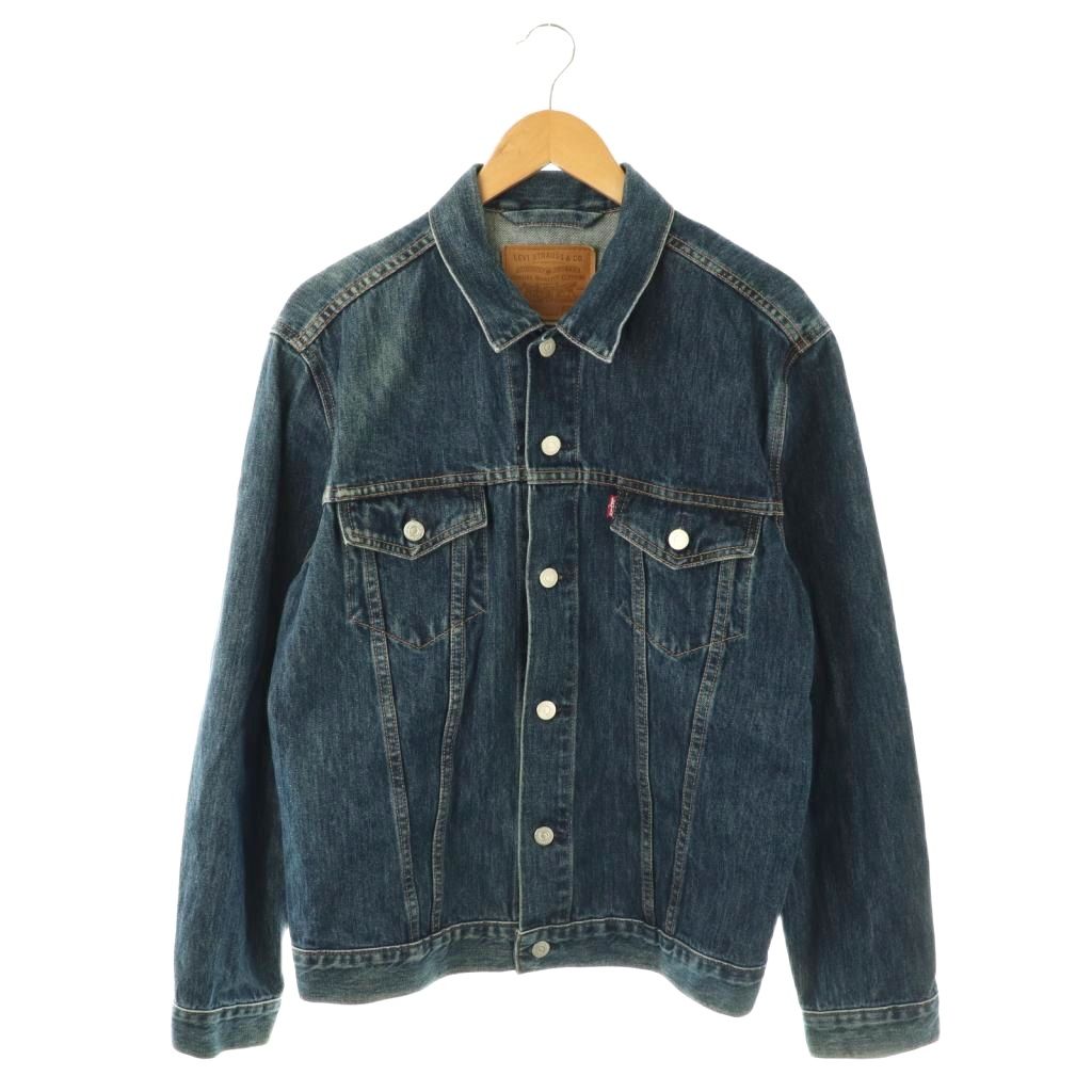 【中古】リーバイスプレミアム Levis PReMIUM デニムジャケット Gジャン ジージャン M ブルー /ES ■ECD001 メンズ 【ベクトル 古着】 260420