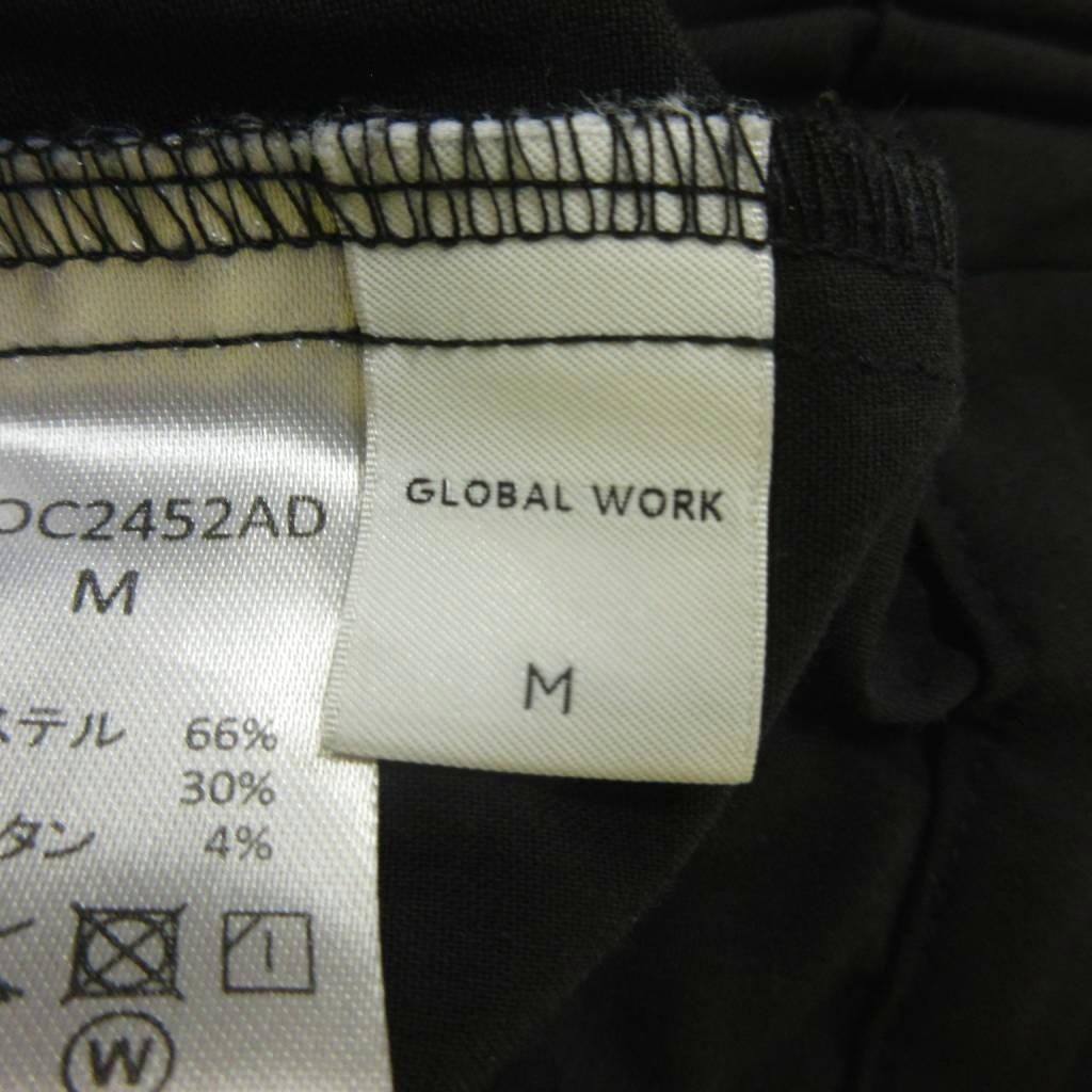 【中古】グローバルワーク GLOBAL WORK ワイドパンツ M 黒 ブラック ストレートシルエット フルレングス タック入り /PP レディース 【ベクトル 古着】 260423 vectorpremium-19066990 ブランド古着ベクトルプレミアム店 サンプル画像3