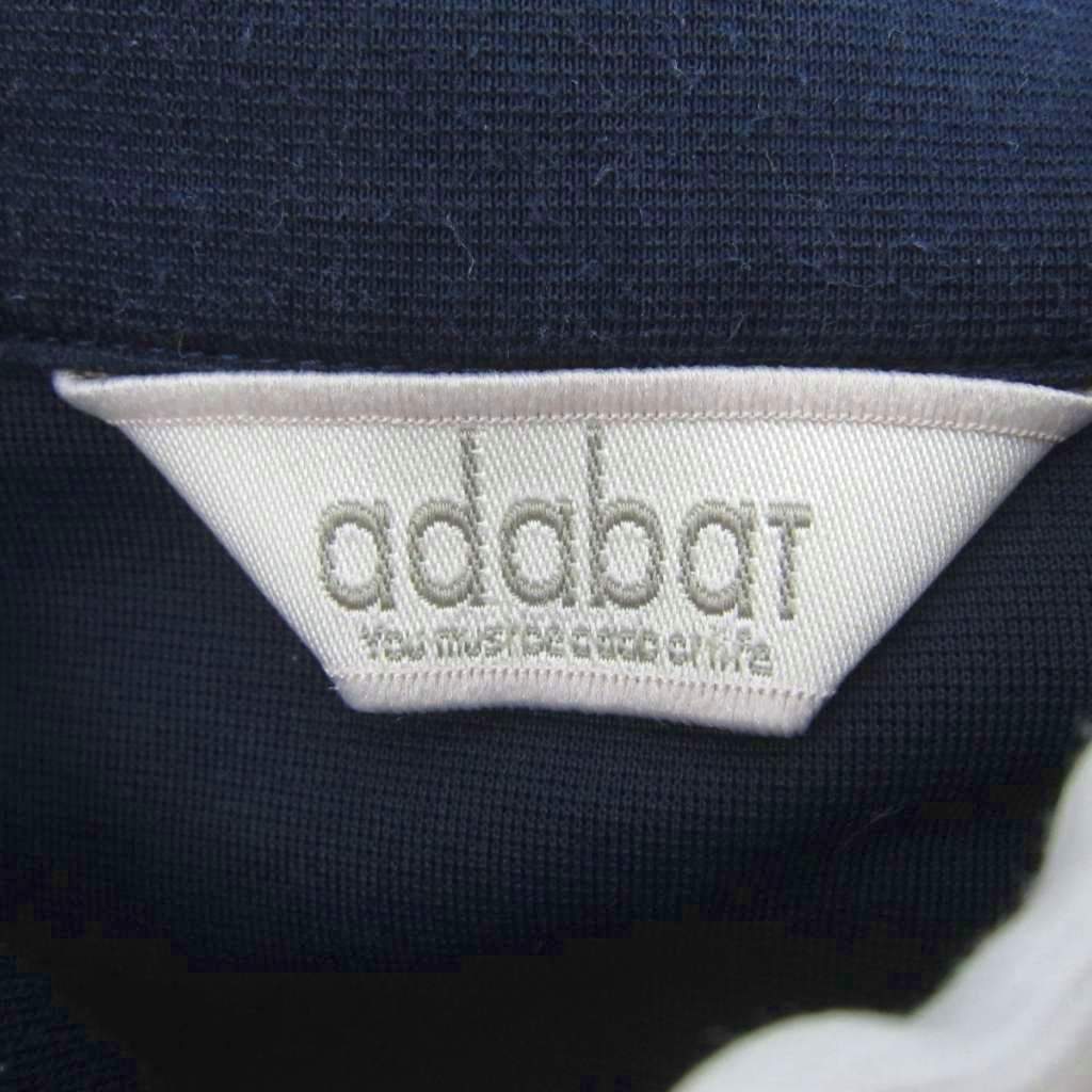 【中古】アダバット adabat ゴルフウエア カットソー プルオーバー 42 XL 紺 パイ...