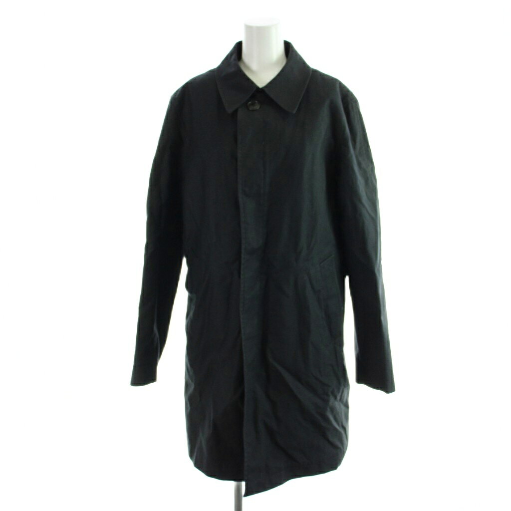 樂天商城 - 【中古】ユナイテッドアローズ UNITED ARROWS コート M 黒 ブラック 無地 ステンカラー 長袖 /AP ■ECA004 メンズ 【ベクトル 古着】 260417