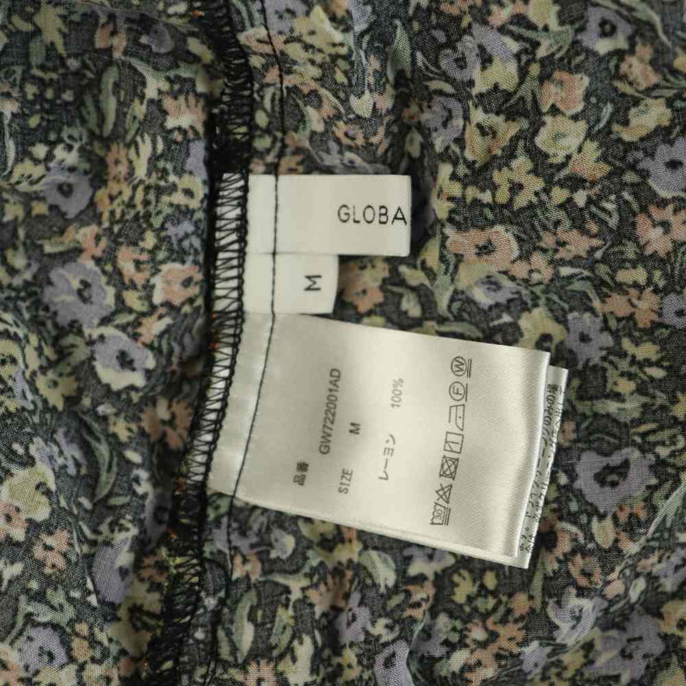 【中古】グローバルワーク GLOBAL WORK ワンピース ロング 花柄 ギャザー バンドカラー M ブラック /MY ■OS ■ECB004 レディース 【ベクトル 古着】 260424 vectorpremium-19046620 ブランド古着ベクトルプレミアム店 サンプル画像3