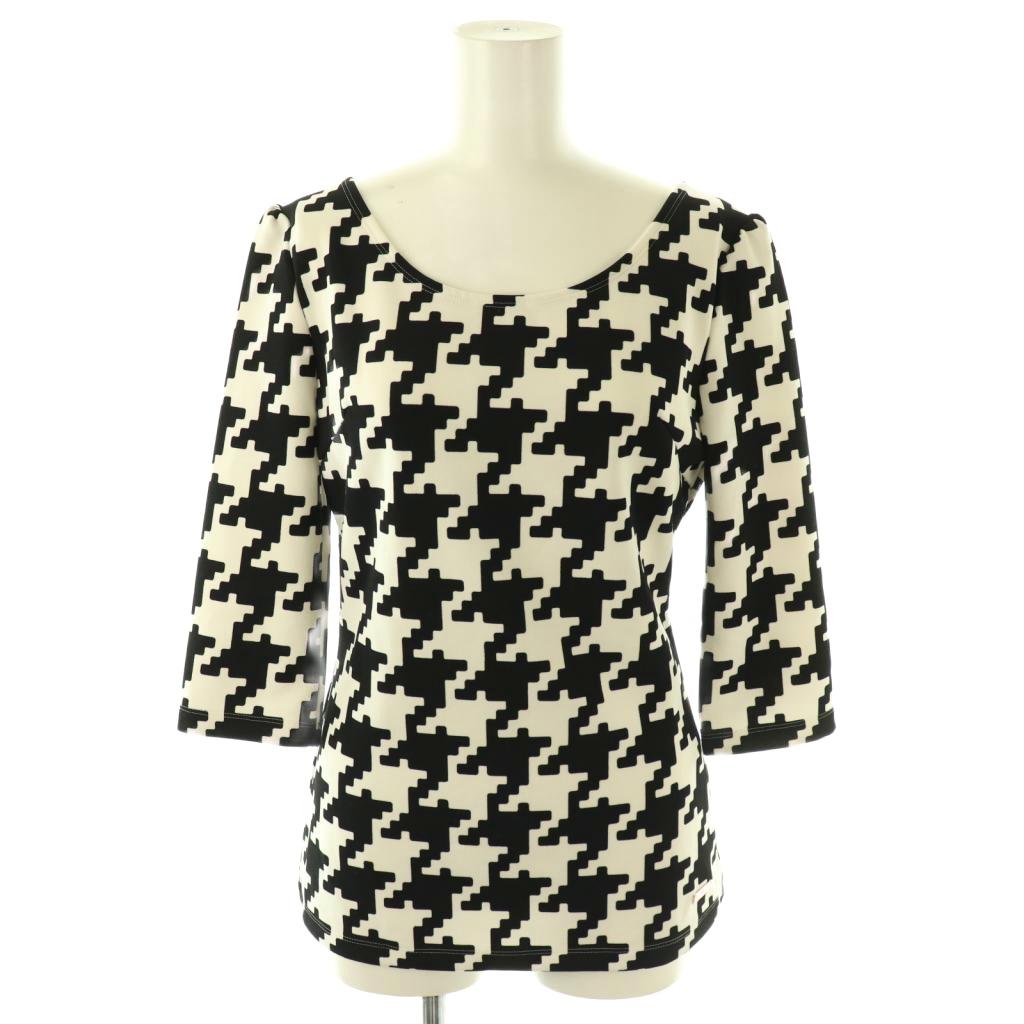 Garments - 【中古】レディ Rady カットソー 総柄 七分袖 F 黒 白 /HS ■ECC004 レディース 【ベクトル 古着】 260501