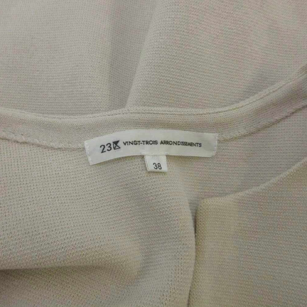 【中古】23区 オンワード樫山 カットソー ベスト ノースリーブ 38 ベージュ /MD■ECB001 レディース 【ベクトル 古着】 260504 vectorpremium-19067570 ブランド古着ベクトルプレミアム店 サンプル画像3