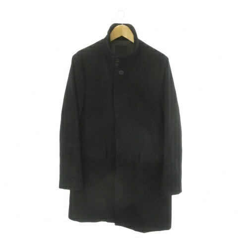 【中古】タケオキクチ TAKEO KIKUCHI コート 2 紺 ネイビー スタンドカラー 比翼 JJ070-99904JJ /MN8 ■ECD004 メンズ 【ベクトル 古着】 260511