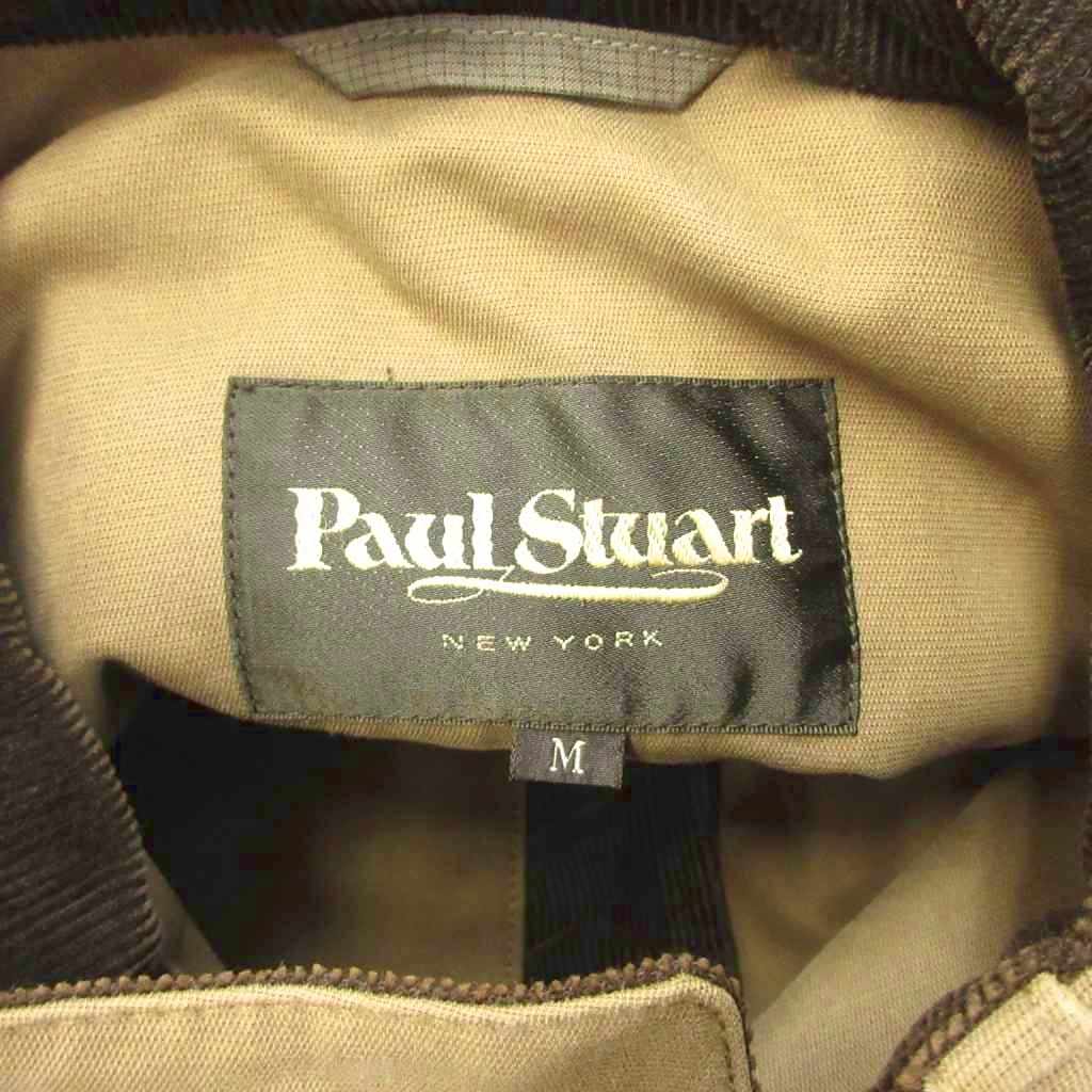 【中古】ポールスチュアート PAUL STUART コート M 茶色 ブラウン スタンドカラー フラップポケット 長袖 /KK ■ECD004 メンズ 【ベクトル 古着】 260512 3