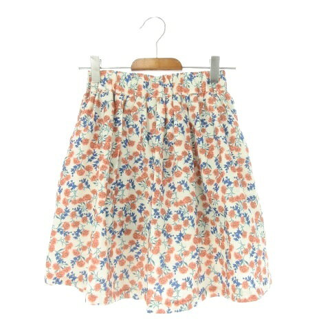 Rakuten - 【中古】シューラルー SHOO・LA・RUE スカート 子ども服（女の子用） 140 ピンク 青 ブルー カーネーション 花柄 ギャザーウエスト Aライン /CK5 ■ECA005 キッズ 【ベクトル 古着】 260515