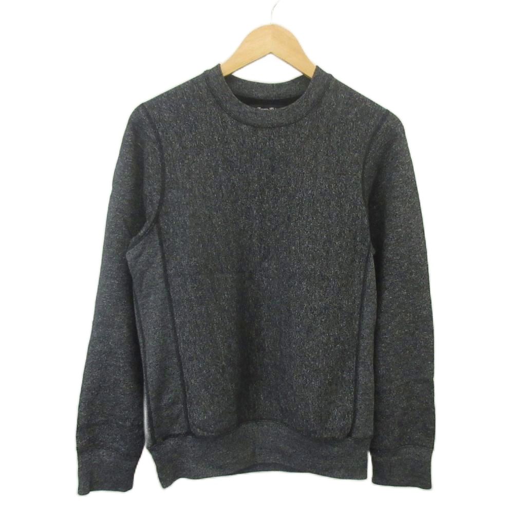 樂天商城 - 【中古】TORONTO KNITS トロント・ニッツ トレーナー S/P チャコールグレー 無地 ラウンドネック 長袖 /RY ■ECA005 メンズ 【ベクトル 古着】 260511