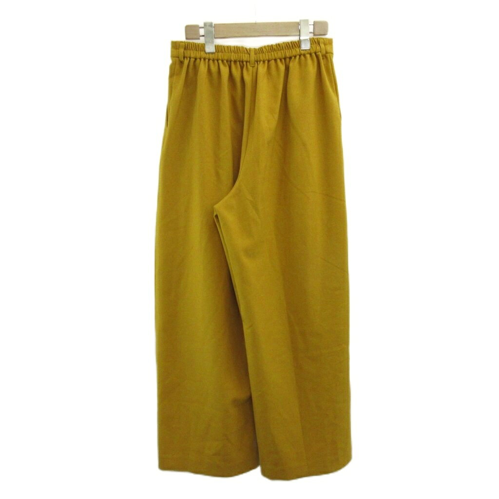 【中古】ロペピクニック ROPE Picnic ワイドパンツ 40 黄 イエロー マスタード プリーツ クロップド丈 /PP ■GY70 レディース 【ベクトル 古着】 260527 vectorpremium-19164032 ブランド古着ベクトルプレミアム店 サンプル画像2