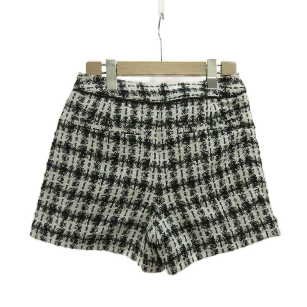 【中古】ロペピクニック ROPE Picnic ショートパンツ 36 白 ホワイト 黒 ブラック ツイード チェック柄 /PP ■GY70 レディース 【ベクトル 古着】 260527 vectorpremium-19164047 ブランド古着ベクトルプレミアム店 サンプル画像2