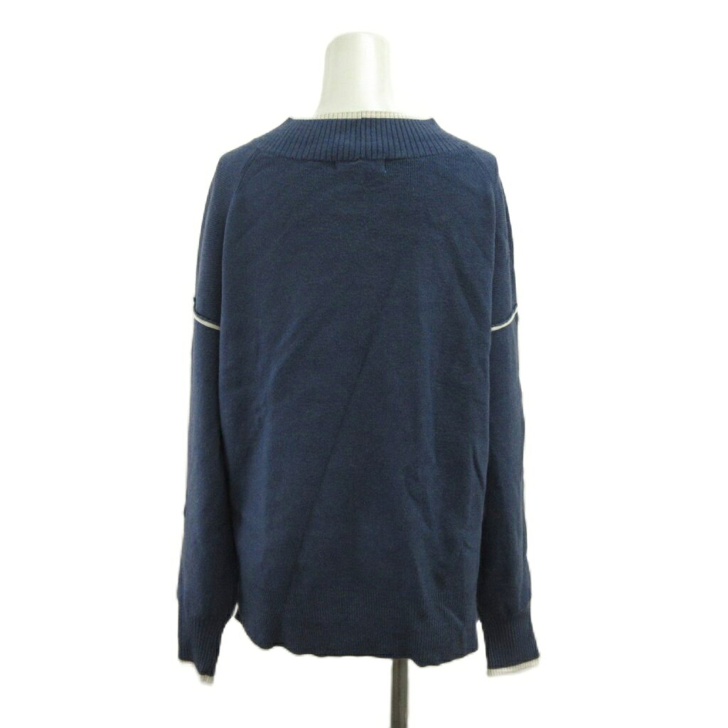 【中古】グローバルワーク GLOBAL WORK ニット セーター M ネイビー 紺 リブ 長袖 /PP ■GY70 レディース 【ベクトル 古着】 260529 vectorpremium-19161755 ブランド古着ベクトルプレミアム店 サンプル画像2