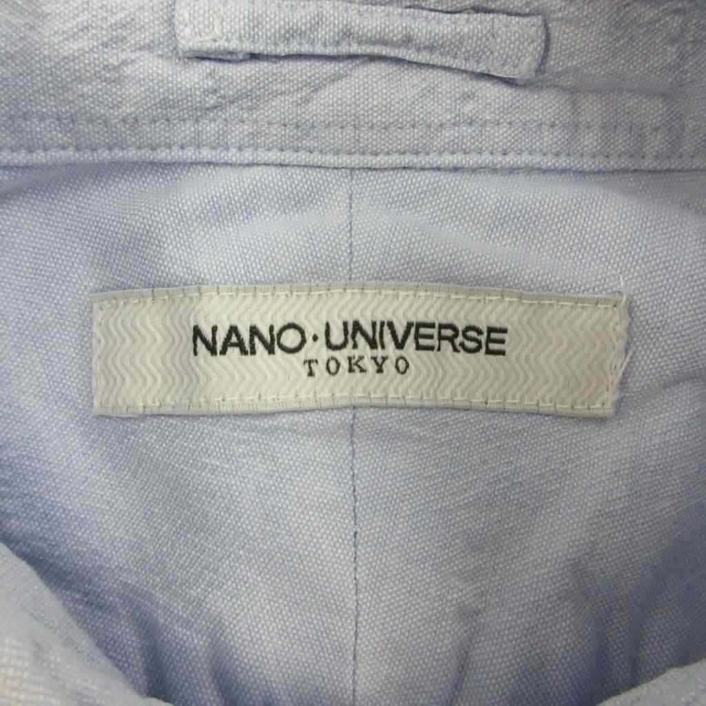【中古】ナノユニバース nano universe 長袖シャツ S ライトブルー 長袖 開襟 胸ポケット付き /SH ■ECC005 レディース 【ベクトル 古着】 260524 vectorpremium-19131191 ブランド古着ベクトルプレミアム店 サンプル画像3
