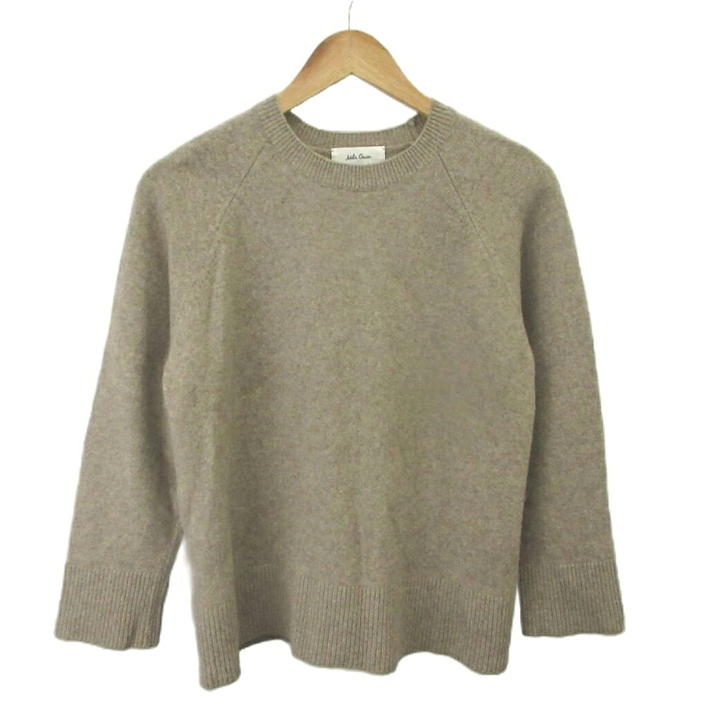 【中古】ミラオーウェン Mila Owen ニット セーター ウール 0 モカブラウン 無地 ラウンドネック 長袖 /NP ■GY70 レディース 【ベクトル 古着】 260602 vectorpremium-19164209 ブランド古着ベクトルプレミアム店 パッケージ画像