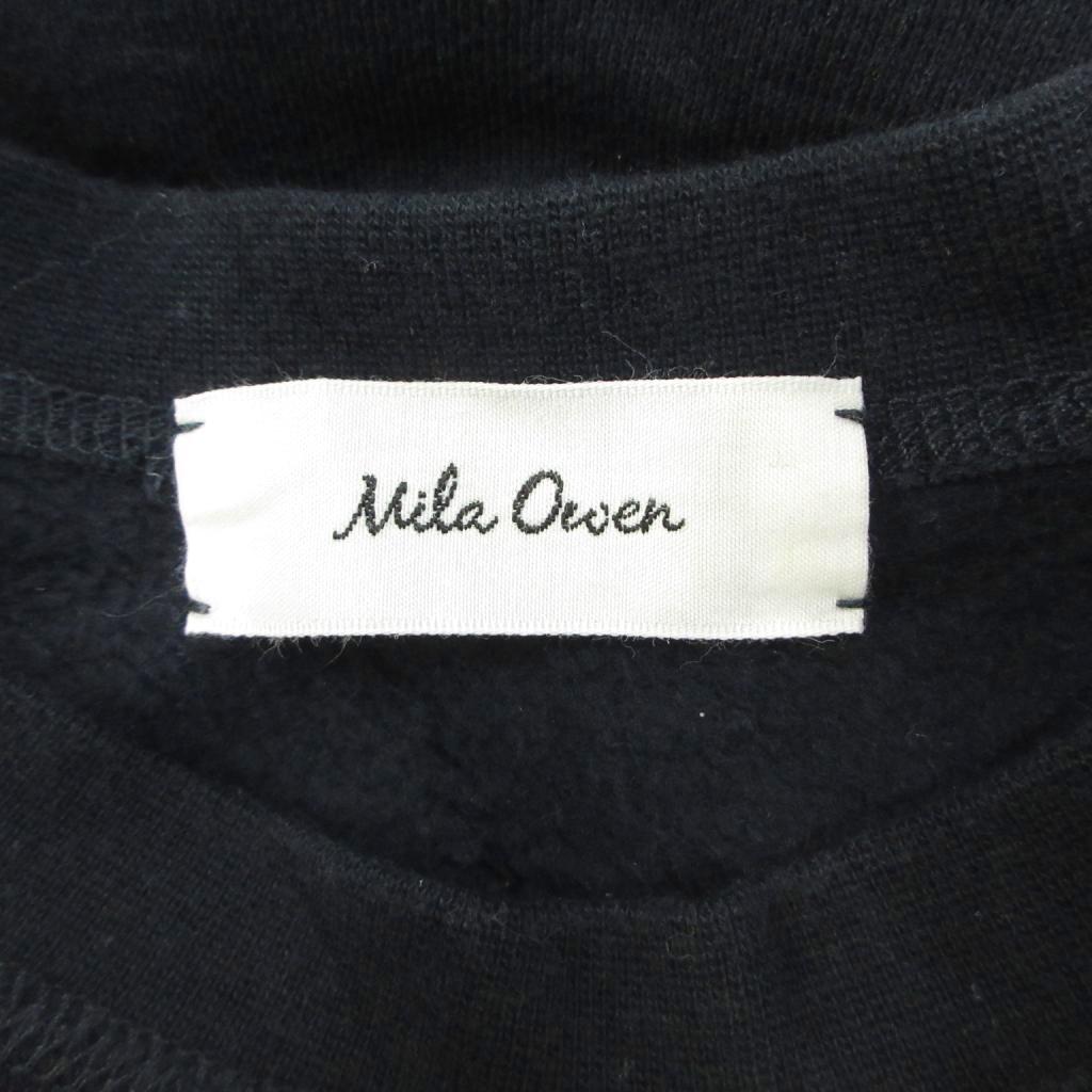 【中古】ミラオーウェン Mila Owen トレーナー 0 紺 ネイビー ロゴプリント 長袖 裏起毛 クルーネック /NP ■GY70 レディース 【ベクトル 古着】 260601 vectorpremium-19162615 ブランド古着ベクトルプレミアム店 サンプル画像3
