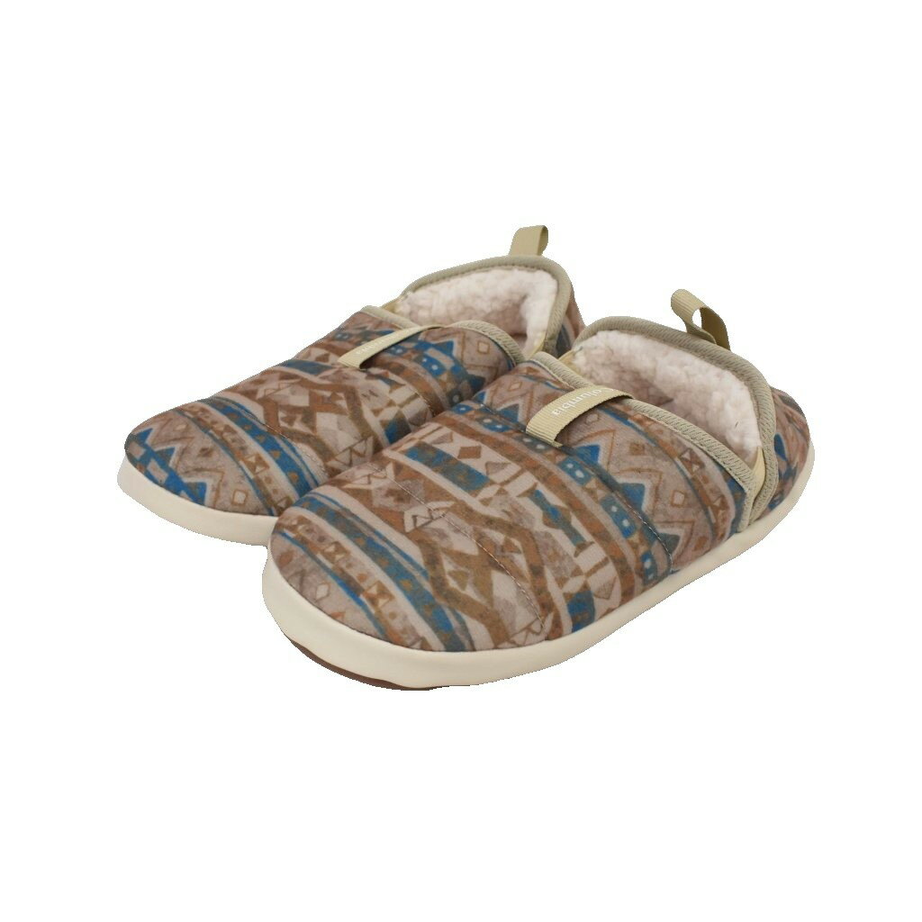 コロンビア Columbia ネステントモック ツー Fossil Native Pattern Sサイズ (23-24cm) 2WAY スリッポン スリッパ ネイティブ柄 ボア 23cm 24cm ベージュ 青 ブルー オレンジ YU8721-160 ■ECA006 レディース  260613