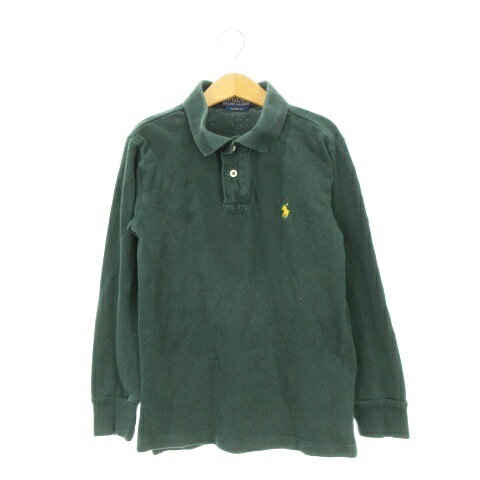 【中古】ポロ ラルフローレン POLO RALPH LAUREN ポロシャツ 長袖 ロゴ刺繍 子ども服（男の子用） S(8)P 緑 グリーン /AH3 ■ECA006 キッズ 【ベクトル 古着】 260617ブランドポロ ラルフローレン POLO RALPH LAUREN表記サイズS(8)P CLASSIC FIT実寸サイズ肩幅：33cm　身幅：35cm　着丈：50cm　袖丈：43.5cm　　素材綿色緑 グリーン状態胸元のシミ、色褪せや多少の毛羽立ちがありますがその他に目立ったダメージはなく、問題なくご使用いただける商品です。 ※あくまでも中古品ですので掲載写真や記載内容をご確認いただき、ご理解の上ご購入ください。商品のお問い合わせの回答を休止しております。＊各商品ページの商品詳細等をご確認の上ご購入ください。【中古】ポロ ラルフローレン POLO RALPH LAUREN ポロシャツ 長袖 ロゴ刺繍 子ども服（男の子用） S(8)P 緑 グリーン /AH3 ■ECA006 キッズ 【ベクトル 古着】 260617状態ランク　”AB”詳細については、下記および「状態ランクについて」ページをご覧ください。未使用・新品の商品ほぼ新品同様の商品使用感が少なく、かなり状態の良い商品使用感はあるが、傷や汚れの少ない商品使用感の他、傷や汚れが見られる商品かなり大きな傷みがある難あり商品※S〜CランクはUSED品となりますので、使用感をご理解の上でご入札下さい。状態ランクについてinformationブランドポロ ラルフローレン POLO RALPH LAUREN表記サイズS(8)P CLASSIC FIT実寸サイズ肩幅：33cm　身幅：35cm　着丈：50cm　袖丈：43.5cm　　素材綿色緑 グリーン状態胸元のシミ、色褪せや多少の毛羽立ちがありますがその他に目立ったダメージはなく、問題なくご使用いただける商品です。 ※あくまでも中古品ですので掲載写真や記載内容をご確認いただき、ご理解の上ご購入ください。商品のお問い合わせの回答を休止しております。＊各商品ページの商品詳細等をご確認の上ご購入ください。本商品は一点物です他サイトや店舗にて販売している商品です。多少のお時間差にて欠品になることもございます。予めご了承頂ますようお願い致します。ベクトル・サイズガイドはこちらこの商品と同じブランドの商品を見る