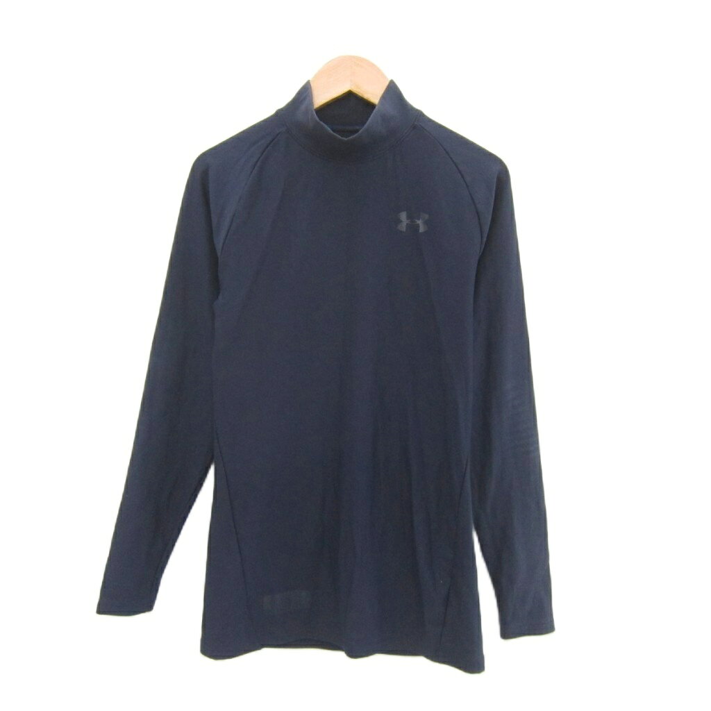 【中古】アンダーアーマー UNDER ARMOUR ベースボール コンプレッションウエア カットソー 長袖 モックネック ロゴ ネイビー /SY10 ■ECA006 メンズ 【ベクトル 古着】 260630ブランドアンダーアーマー UNDER ARMOUR表記サイズサイズ表記なし実寸サイズ身幅：42cm　着丈：67cm　ゆき丈：76cm　　素材ナイロン ポリエステル ポリウレタン色紺仕様伸縮性あり ロゴプリントあり状態この商品には下記のようなダメージがあります。 ・首後ろ辺りに毛羽立ちあり ・袖に薄汚れ その他に目立ったダメージはなく、問題なくご使用いただける商品です。 ※あくまでも中古品ですので掲載写真や記載内容をご確認いただき、ご理解の上ご購入ください。備考株式会社ドーム商品のお問い合わせの回答を休止しております。＊各商品ページの商品詳細等をご確認の上ご購入ください。【中古】アンダーアーマー UNDER ARMOUR ベースボール コンプレッションウエア カットソー 長袖 モックネック ロゴ ネイビー /SY10 ■ECA006 メンズ 【ベクトル 古着】 260630状態ランク　”AB”詳細については、下記および「状態ランクについて」ページをご覧ください。未使用・新品の商品ほぼ新品同様の商品使用感が少なく、かなり状態の良い商品使用感はあるが、傷や汚れの少ない商品使用感の他、傷や汚れが見られる商品かなり大きな傷みがある難あり商品※S〜CランクはUSED品となりますので、使用感をご理解の上でご入札下さい。状態ランクについてinformationブランドアンダーアーマー UNDER ARMOUR表記サイズサイズ表記なし実寸サイズ身幅：42cm　着丈：67cm　ゆき丈：76cm　　素材ナイロン ポリエステル ポリウレタン色紺仕様伸縮性あり ロゴプリントあり状態この商品には下記のようなダメージがあります。 ・首後ろ辺りに毛羽立ちあり ・袖に薄汚れ その他に目立ったダメージはなく、問題なくご使用いただける商品です。 ※あくまでも中古品ですので掲載写真や記載内容をご確認いただき、ご理解の上ご購入ください。備考株式会社ドーム商品のお問い合わせの回答を休止しております。＊各商品ページの商品詳細等をご確認の上ご購入ください。本商品は一点物です他サイトや店舗にて販売している商品です。多少のお時間差にて欠品になることもございます。予めご了承頂ますようお願い致します。ベクトル・サイズガイドはこちらこの商品と同じブランドの商品を見る
