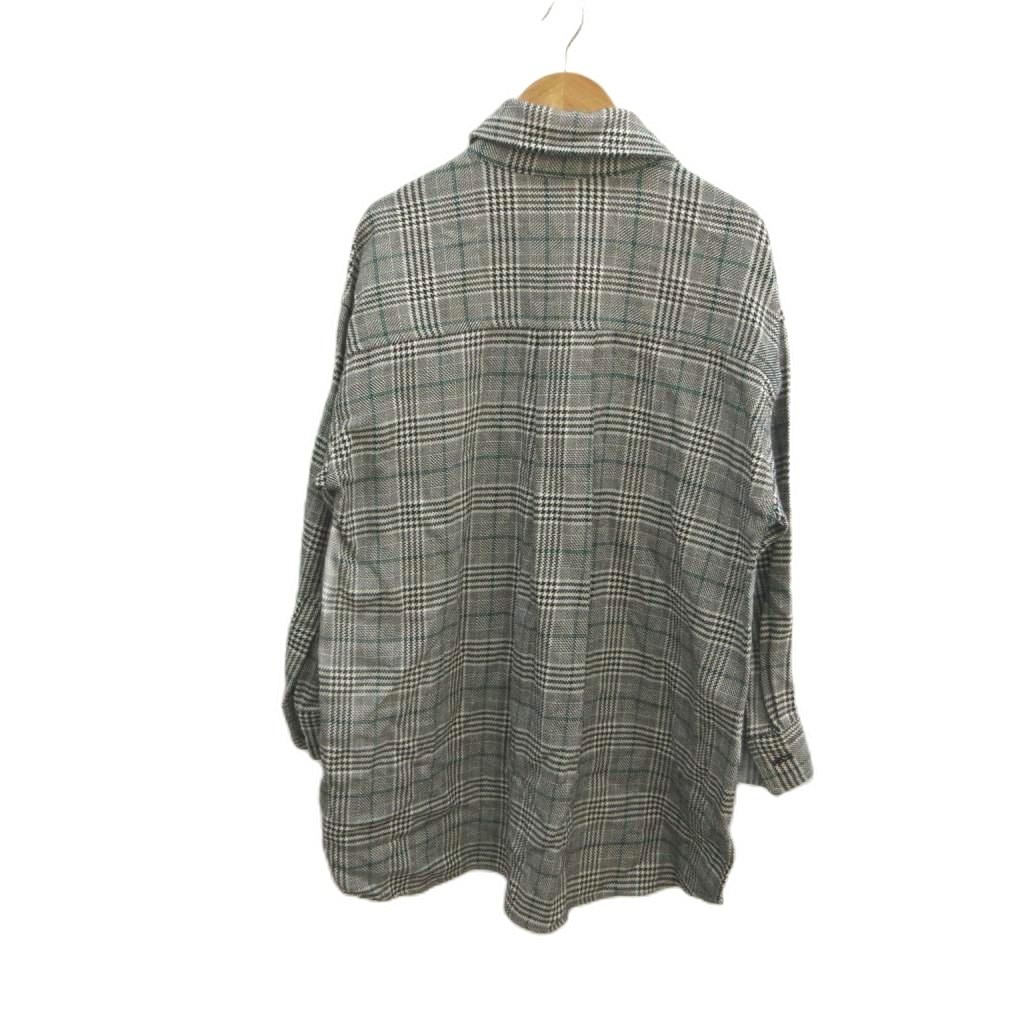 【中古】グローバルワーク GLOBAL WORK シャツジャケット 上着 Free グレー チェック柄 レギュラーカラー 長袖 /MD ■GY75 【ベクトル 古着】 260703 vectorpremium-19245368 ブランド古着ベクトルプレミアム店 サンプル画像2