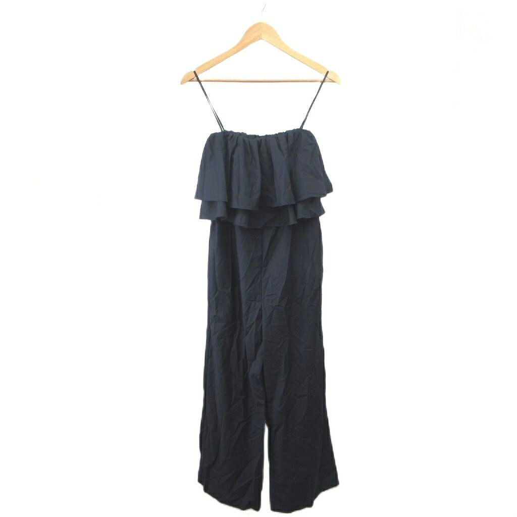 【中古】ミラオーウェン Mila Owen サロペットパンツ オールインワン 1 紺 ネイビー フリル ベアトップ ワイドパンツ /NP ■ECF007 レディース 【ベクトル 古着】 260707 vectorpremium-19246855 ブランド古着ベクトルプレミアム店 パッケージ画像