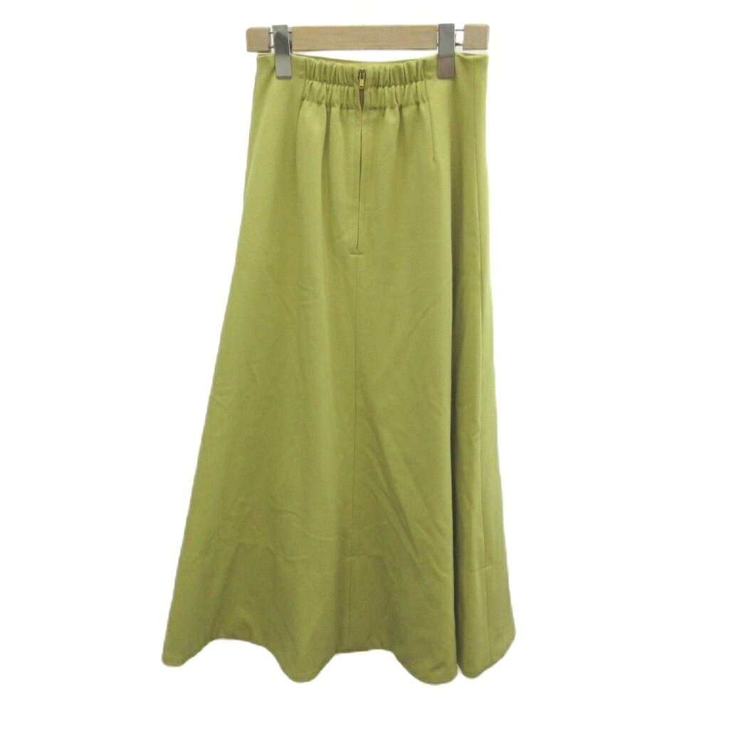 【中古】ミラオーウェン Mila Owen スカート フレアスカート 0 ライトグリーン マキシ丈 無地 /NP ■GY70 レディース 【ベクトル 古着】 260709 vectorpremium-19263570 ブランド古着ベクトルプレミアム店 サンプル画像2
