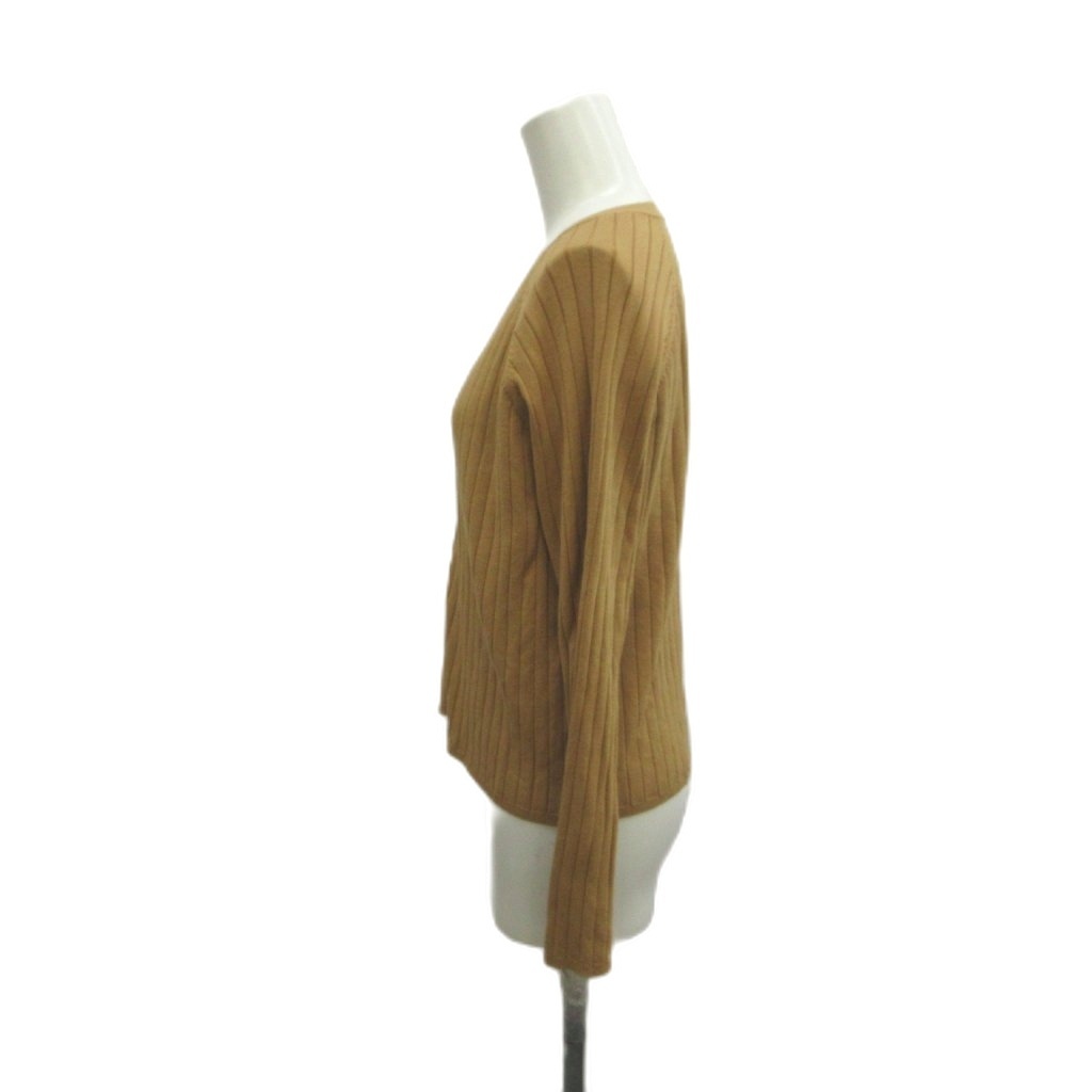 【中古】ミラオーウェン Mila Owen カーディガン 0 キャメル Vネック 長袖 リブニット /NP ■GY70 レディース 【ベクトル 古着】 260710 vectorpremium-19262137 ブランド古着ベクトルプレミアム店 サンプル画像2