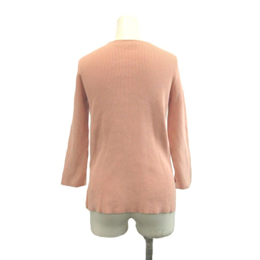 【中古】ミラオーウェン Mila Owen ニット カットソー 0 ピンク リブ編み ボートネック 長袖 /NP ■GY70 レディース 【ベクトル 古着】 260710 vectorpremium-19262041 ブランド古着ベクトルプレミアム店 サンプル画像3