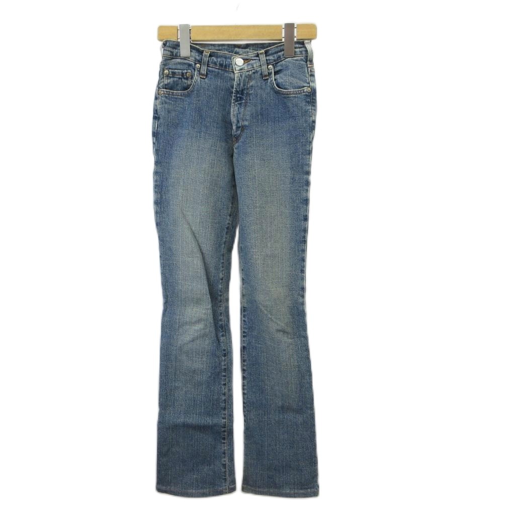 シマロン CIMARRON デニムパンツ ジーンズ フレア ブーツカット 34/27 青 ブルー /XZ ■ECA007 レディース  260712