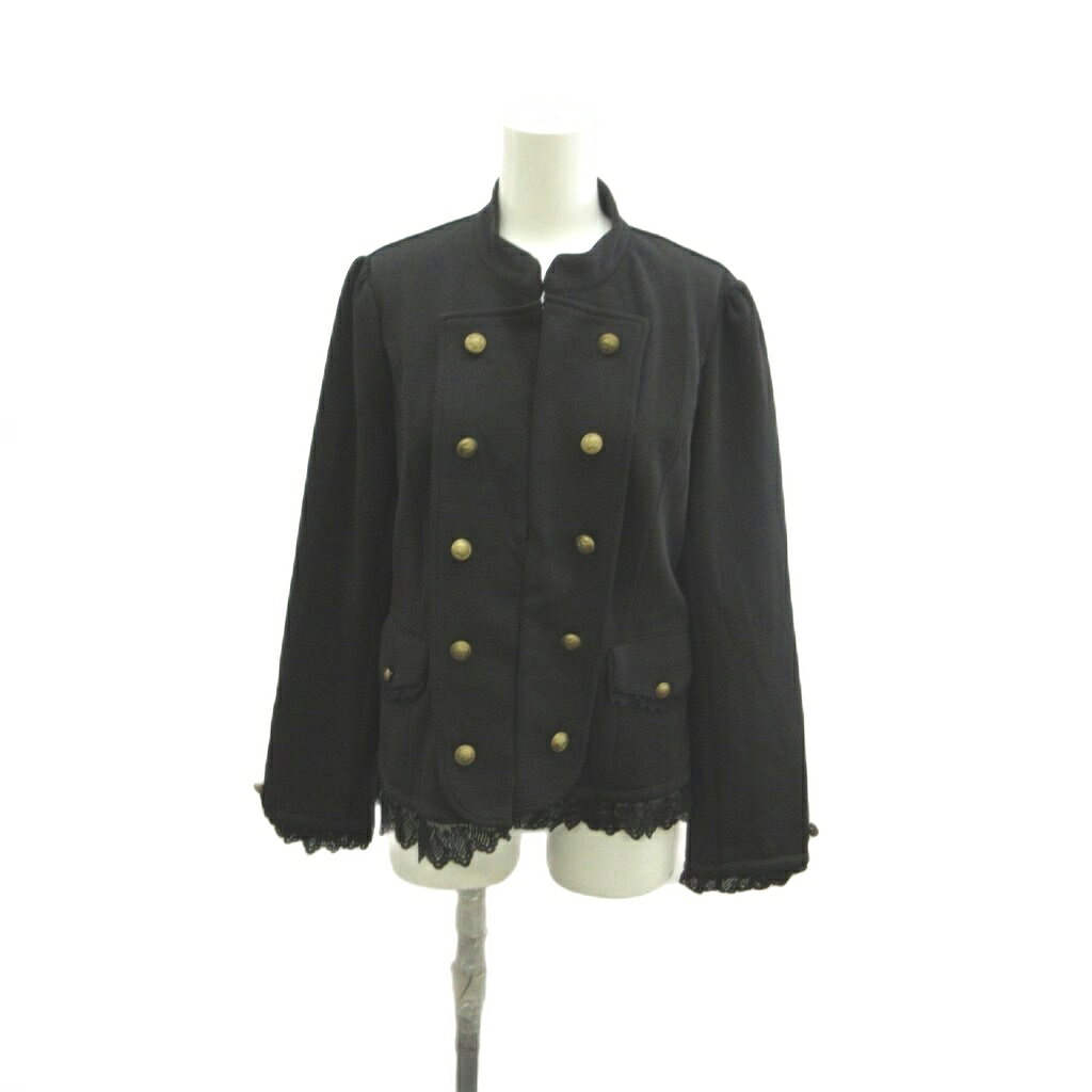 【中古】アクシーズファム axes femme ジャケット 上着 F 黒 ブラック ダブルブレスト 長袖 レーストリム /NP ■GY70 レディース 【ベクトル 古着】 260717ブランドアクシーズファム axes femme表記サイズF実寸サイズ肩幅：38cm　身幅：43cm　着丈：55cm　袖丈：60cm　　素材表地：綿、ポリエステル 裏地：ポリエステル色黒 ブラック仕様裏地あり状態使用感が少なく、かなり状態の良い商品です。 ※あくまでも中古品ですので掲載写真や記載内容をご確認いただき、ご理解の上ご購入ください。備考（株）アイジーエー商品のお問い合わせの回答を休止しております。＊各商品ページの商品詳細等をご確認の上ご購入ください。【中古】アクシーズファム axes femme ジャケット 上着 F 黒 ブラック ダブルブレスト 長袖 レーストリム /NP ■GY70 レディース 【ベクトル 古着】 260717状態ランク　”A”詳細については、下記および「状態ランクについて」ページをご覧ください。未使用・新品の商品ほぼ新品同様の商品使用感が少なく、かなり状態の良い商品使用感はあるが、傷や汚れの少ない商品使用感の他、傷や汚れが見られる商品かなり大きな傷みがある難あり商品※S〜CランクはUSED品となりますので、使用感をご理解の上でご入札下さい。状態ランクについてinformationブランドアクシーズファム axes femme表記サイズF実寸サイズ肩幅：38cm　身幅：43cm　着丈：55cm　袖丈：60cm　　素材表地：綿、ポリエステル 裏地：ポリエステル色黒 ブラック仕様裏地あり状態使用感が少なく、かなり状態の良い商品です。 ※あくまでも中古品ですので掲載写真や記載内容をご確認いただき、ご理解の上ご購入ください。備考（株）アイジーエー商品のお問い合わせの回答を休止しております。＊各商品ページの商品詳細等をご確認の上ご購入ください。本商品は一点物です他サイトや店舗にて販売している商品です。多少のお時間差にて欠品になることもございます。予めご了承頂ますようお願い致します。ベクトル・サイズガイドはこちらこの商品と同じブランドの商品を見る