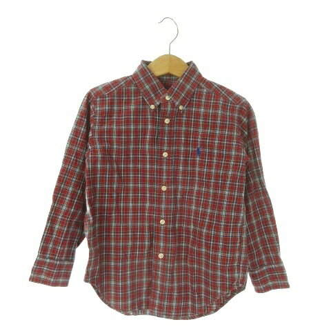 【中古】ラルフローレン RALPH LAUREN シャツ 子ども服（男の子用） 4 赤 レッド チェック柄 ボタンダウンカラー 長袖 /AO35 ■ECA007 キッズ 【ベクトル 古着】 260728ブランドラルフローレン RALPH LAUREN表記サイズ4実寸サイズ肩幅：31cm　身幅：36cm　着丈：47.5cm　袖丈：37.5cm　　素材コットン色赤 レッド状態若干の使用感は見受けられますが、目立った汚れやダメージはなく良好です。 ※あくまでも中古品ですので掲載写真や記載内容をご確認いただき、ご理解の上ご購入ください。商品のお問い合わせの回答を休止しております。＊各商品ページの商品詳細等をご確認の上ご購入ください。【中古】ラルフローレン RALPH LAUREN シャツ 子ども服（男の子用） 4 赤 レッド チェック柄 ボタンダウンカラー 長袖 /AO35 ■ECA007 キッズ 【ベクトル 古着】 260728状態ランク　”A”詳細については、下記および「状態ランクについて」ページをご覧ください。未使用・新品の商品ほぼ新品同様の商品使用感が少なく、かなり状態の良い商品使用感はあるが、傷や汚れの少ない商品使用感の他、傷や汚れが見られる商品かなり大きな傷みがある難あり商品※S〜CランクはUSED品となりますので、使用感をご理解の上でご入札下さい。状態ランクについてinformationブランドラルフローレン RALPH LAUREN表記サイズ4実寸サイズ肩幅：31cm　身幅：36cm　着丈：47.5cm　袖丈：37.5cm　　素材コットン色赤 レッド状態若干の使用感は見受けられますが、目立った汚れやダメージはなく良好です。 ※あくまでも中古品ですので掲載写真や記載内容をご確認いただき、ご理解の上ご購入ください。商品のお問い合わせの回答を休止しております。＊各商品ページの商品詳細等をご確認の上ご購入ください。本商品は一点物です他サイトや店舗にて販売している商品です。多少のお時間差にて欠品になることもございます。予めご了承頂ますようお願い致します。ベクトル・サイズガイドはこちらこの商品と同じブランドの商品を見る