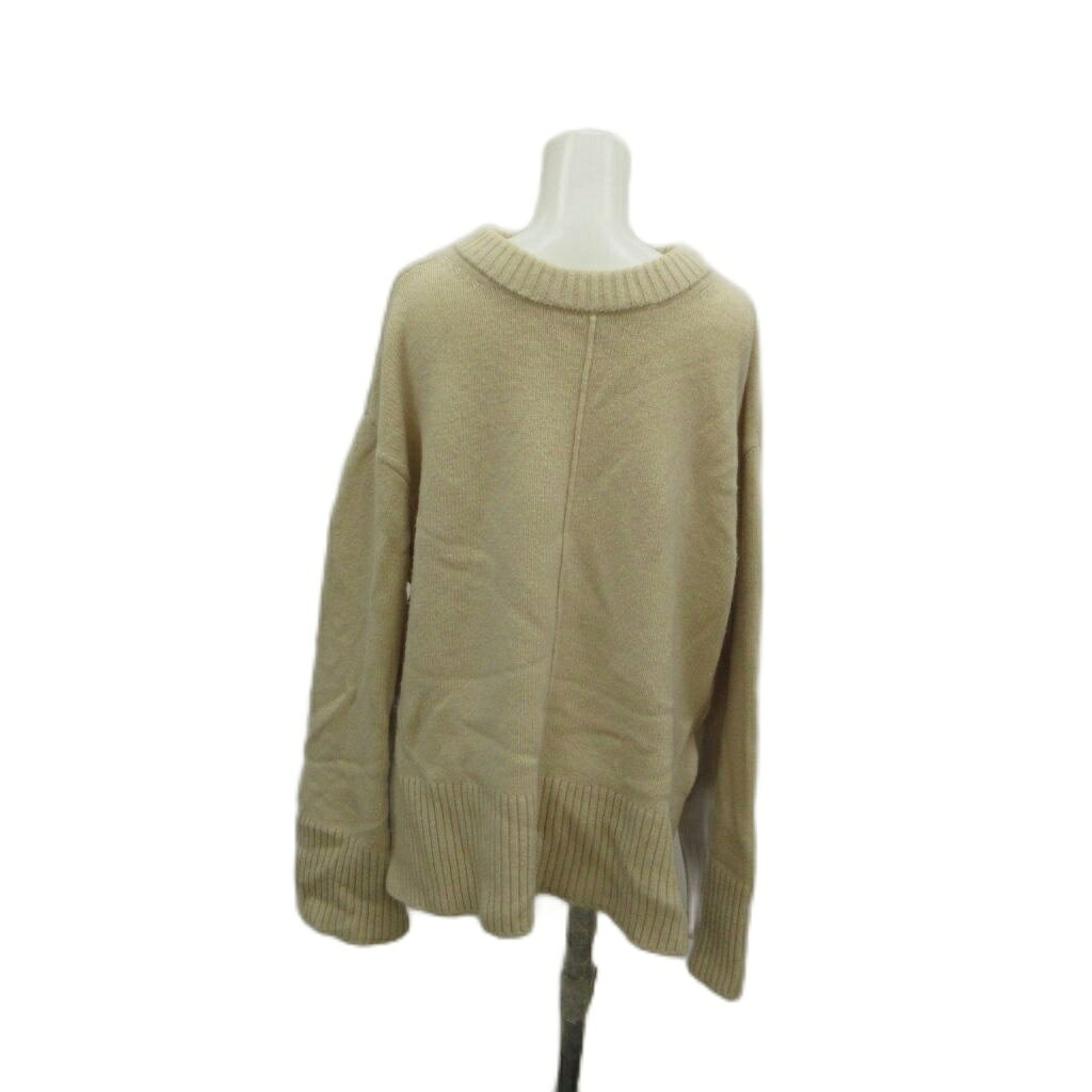 【中古】ミラオーウェン Mila Owen ニット セーター ウール 0 ベージュ 無地 ラウンドネック 長袖 /KK ■GY75 レディース 【ベクトル 古着】 260726 vectorpremium-19298006 ブランド古着ベクトルプレミアム店 サンプル画像3
