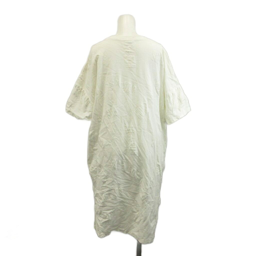 【中古】コンバース CONVERSE Tシャツワンピース M 白 ホワイト ひざ丈 ロゴ 半袖 /YG ■ECB007 レディース 【ベクトル 古着】 260730 vectorpremium-19306474 ブランド古着ベクトルプレミアム店 サンプル画像2