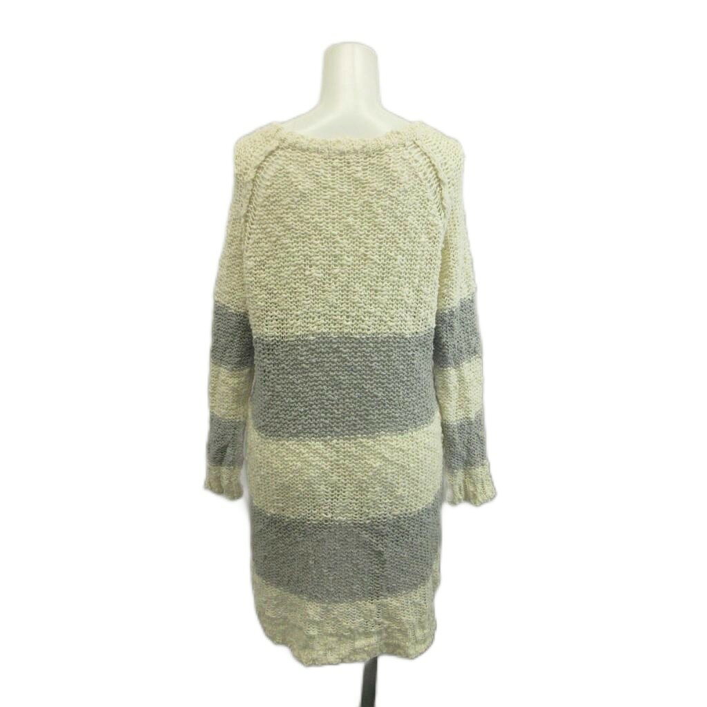 【中古】ロペピクニック ROPE Picnic ニットチュニック セーター 38 白 ホワイト ライトグレー ボーダー柄 Vネック 長袖 /SH ■ECB007 レディース 【ベクトル 古着】 260730 vectorpremium-19320004 ブランド古着ベクトルプレミアム店 サンプル画像2