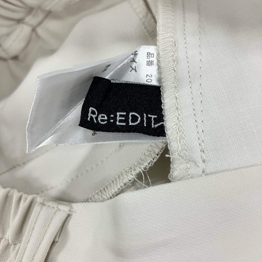 【中古】未使用品 リエディ Re:EDIT タグ付き スカート ポリエステルツイルフロントスリットロングスカート M アイボリー オフホワイト /TX ■ECB007 レディース 【ベクトル 古着】 260825 vectorpremium-19384658 ブランド古着ベクトルプレミアム店 サンプル画像3