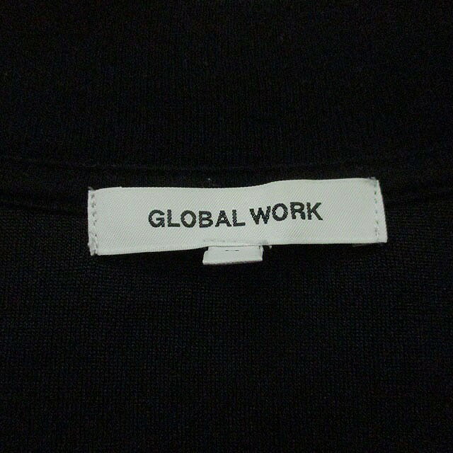 【中古】グローバルワーク GLOBAL WORK ニット カーディガン トッパー シンプル L ブラック 黒 /KT31 ■GY75 レディース 【ベクトル 古着】 260805 vectorpremium-19325610 ブランド古着ベクトルプレミアム店 サンプル画像3
