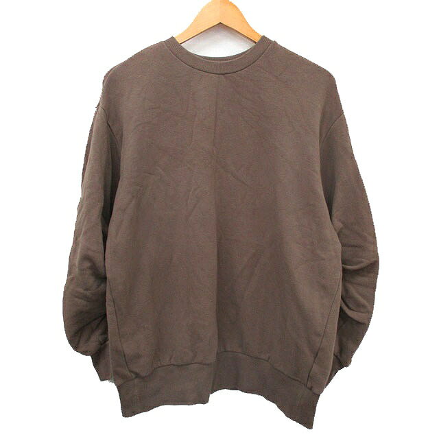 【中古】ミラオーウェン Mila Owen トレーナー スウェット 裏起毛 タックスリーブ F ブラウン 茶 /KT18 ■GY75 レディース 【ベクトル 古着】 260806 vectorpremium-19323771 ブランド古着ベクトルプレミアム店 パッケージ画像