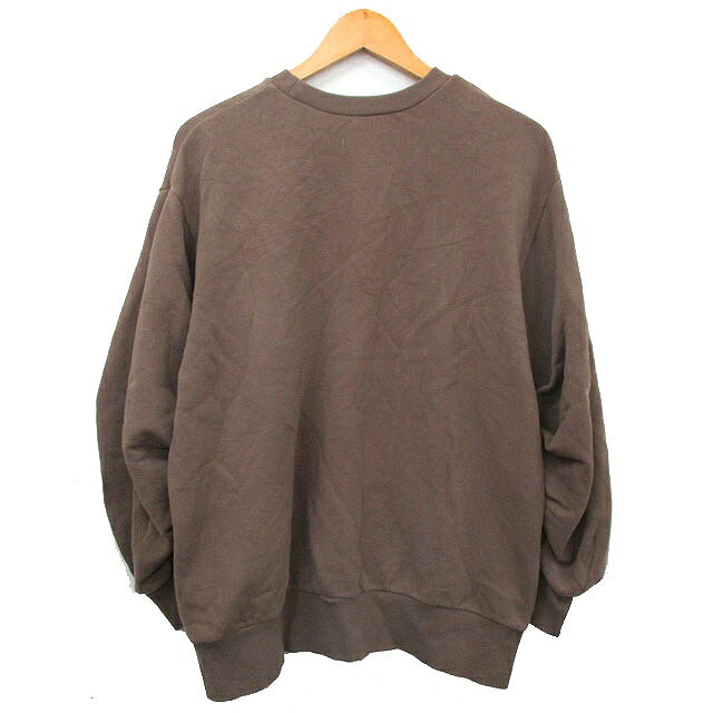 【中古】ミラオーウェン Mila Owen トレーナー スウェット 裏起毛 タックスリーブ F ブラウン 茶 /KT18 ■GY75 レディース 【ベクトル 古着】 260806 vectorpremium-19323771 ブランド古着ベクトルプレミアム店 サンプル画像2