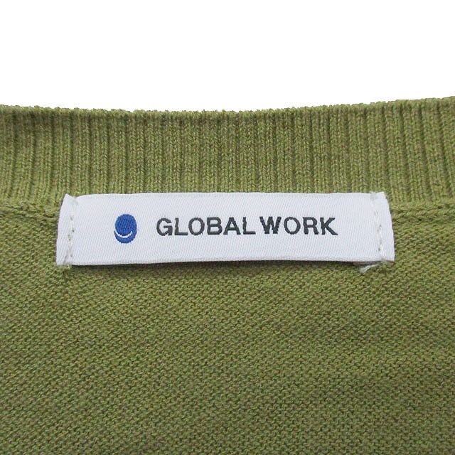 【中古】グローバルワーク GLOBAL WORK プルオーバー ベスト サイドリボン Vネック ライトカーキ /KT21 ■GY75 レディース 【ベクトル 古着】 260807 vectorpremium-19352904 ブランド古着ベクトルプレミアム店 サンプル画像3