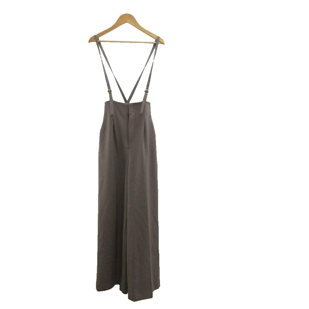 【中古】プロポーション ボディドレッシング PROPORTION BODY DRESSING パンツ サロペット S 紫 パープル ワイドパンツ 無地 /KK ■GY70 レディース 【ベクトル 古着】 260810