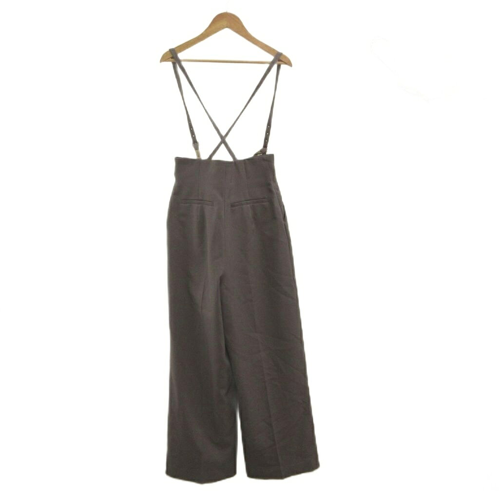 ブランド古着ベクトルプレミアム店の【中古】プロポーション ボディドレッシング PROPORTION BODY DRESSING パンツ サロペット S 紫 パープル ワイドパンツ 無地 /KK ■GY70 レディース 【ベクトル 古着】 260810｜アングル2