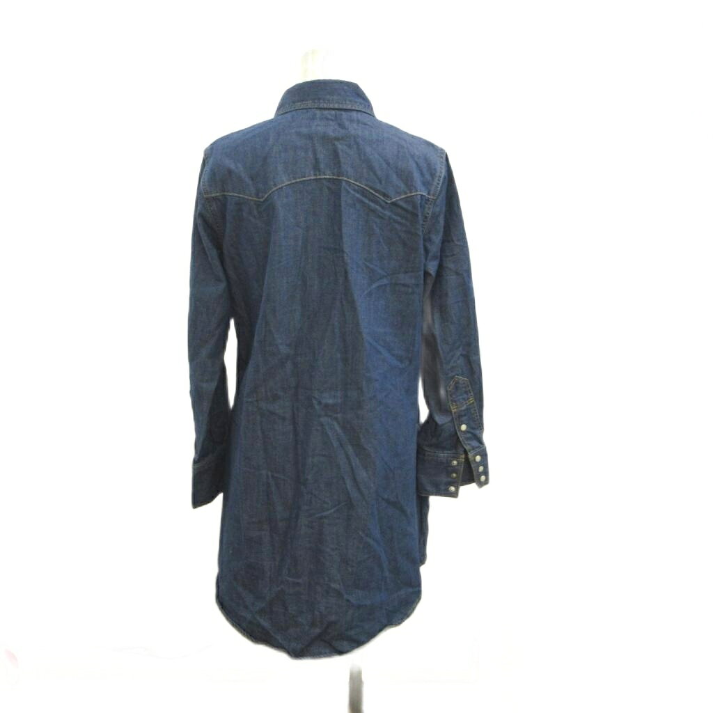 【中古】リー LEE ロペピクニック ROPE Picnic ワンピース デニムシャツ M 青 ブルー 長袖 ウエスタンシャツ風 /KK ■GY70 レディース 【ベクトル 古着】 260810 vectorpremium-19329359 ブランド古着ベクトルプレミアム店 サンプル画像3