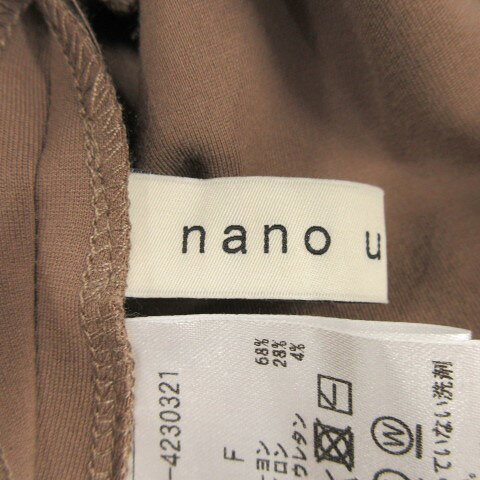 【中古】ナノユニバース nano universe スカート F 茶 ブラウン フレア ロング丈 厚手 /AO45 ■GY70 レディース 【ベクトル 古着】 260813 vectorpremium-19342675 ブランド古着ベクトルプレミアム店 サンプル画像3