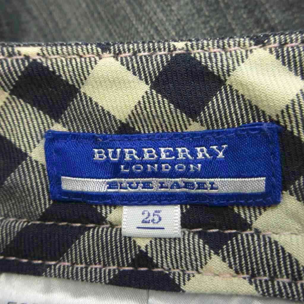 中古 バーバリーブルーレーベル BURBERRY BLUE LABEL クロップドデニムパンツ ロールアップパンツ ボトムス 2 vectorpremium-19373683 ブランド古着ベクトルプレミアム店 サンプル画像3