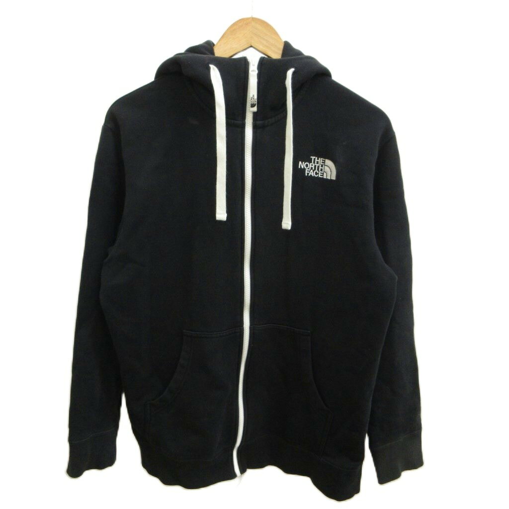 【中古】ザノースフェイス THE NORTH FACE リアビューフルジップフーディ パーカー L 黒 ブラック ジップアップ 長袖 MT12442 /RN ■GY50 メンズ 【ベクトル 古着】 260822