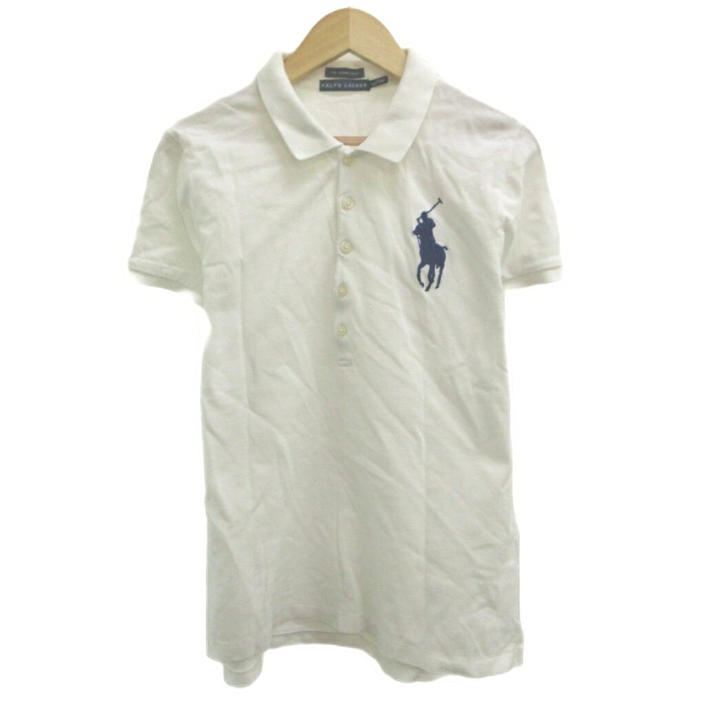 【中古】ラルフローレン RALPH LAUREN ポロシャツ トップス L 白 ホワイト /CR ■ECD008 レディース 【ベクトル 古着】 260827ブランドラルフローレン RALPH LAUREN表記サイズL実寸サイズ肩幅：37cm　身幅：43cm　着丈：63cm　袖丈：17cm　　素材綿色白 ホワイト状態前身頃中央部分に茶色い斑点の汚れがございますが、その他に目立ったダメージはなく、問題なくご使用いただける商品です。 ※あくまでも中古品ですので掲載写真や記載内容をご確認いただき、ご理解の上ご購入ください。備考ラルフローレン商品のお問い合わせの回答を休止しております。＊各商品ページの商品詳細等をご確認の上ご購入ください。【中古】ラルフローレン RALPH LAUREN ポロシャツ トップス L 白 ホワイト /CR ■ECD008 レディース 【ベクトル 古着】 260827状態ランク　”AB”詳細については、下記および「状態ランクについて」ページをご覧ください。未使用・新品の商品ほぼ新品同様の商品使用感が少なく、かなり状態の良い商品使用感はあるが、傷や汚れの少ない商品使用感の他、傷や汚れが見られる商品かなり大きな傷みがある難あり商品※S〜CランクはUSED品となりますので、使用感をご理解の上でご入札下さい。状態ランクについてinformationブランドラルフローレン RALPH LAUREN表記サイズL実寸サイズ肩幅：37cm　身幅：43cm　着丈：63cm　袖丈：17cm　　素材綿色白 ホワイト状態前身頃中央部分に茶色い斑点の汚れがございますが、その他に目立ったダメージはなく、問題なくご使用いただける商品です。 ※あくまでも中古品ですので掲載写真や記載内容をご確認いただき、ご理解の上ご購入ください。備考ラルフローレン商品のお問い合わせの回答を休止しております。＊各商品ページの商品詳細等をご確認の上ご購入ください。本商品は一点物です他サイトや店舗にて販売している商品です。多少のお時間差にて欠品になることもございます。予めご了承頂ますようお願い致します。ベクトル・サイズガイドはこちらこの商品と同じブランドの商品を見る