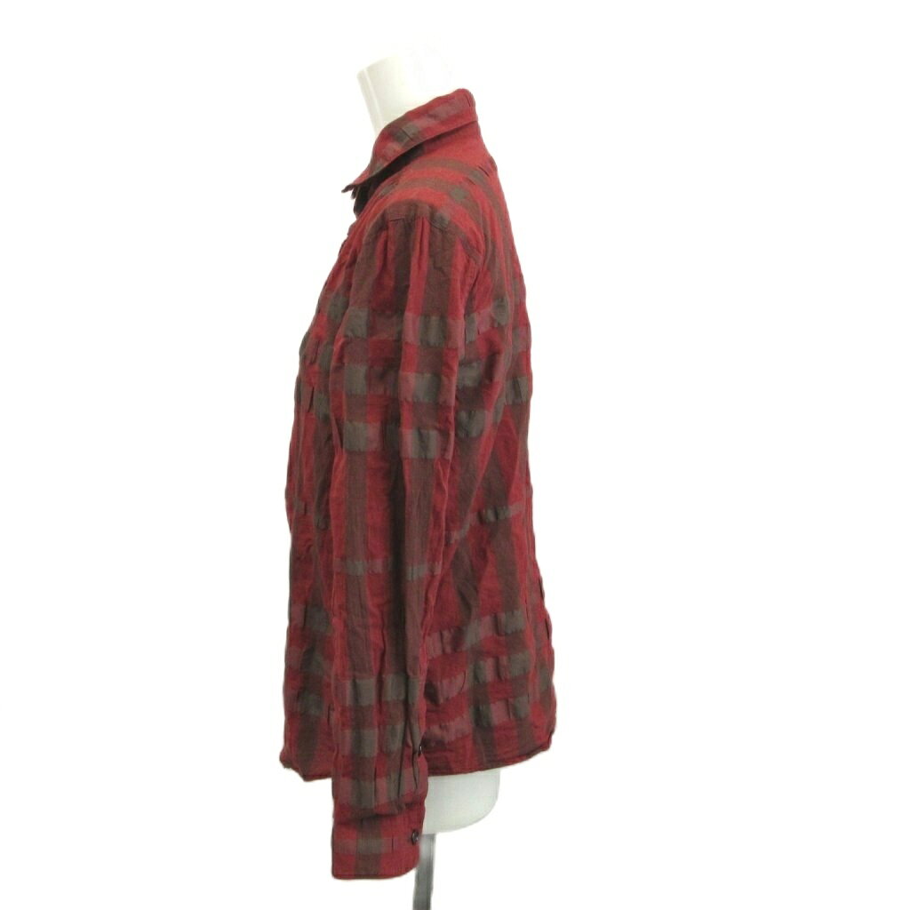 中古 バーバリー ロンドン BURBERRY LONDON シャツ ブラウス ノバチェック ラウンドカラー 比翼仕立て 長袖 3 vectorpremium-19383653 ブランド古着ベクトルプレミアム店 サンプル画像3